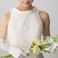 画像1484：ネイビー＆ブラックのプリンセスドレス