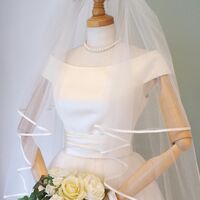 画像2286：ネイビー＆ブラックのプリンセスドレス