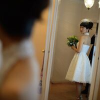 画像3019：ネイビー＆ブラックのプリンセスドレス