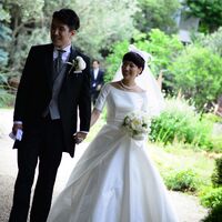 画像3031：ネイビー＆ブラックのプリンセスドレス
