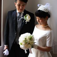 画像3032：ネイビー＆ブラックのプリンセスドレス