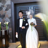 画像3097：ネイビー＆ブラックのプリンセスドレス
