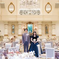 画像4421：ネイビー＆ブラックのプリンセスドレス
