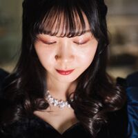 画像4423：ネイビー＆ブラックのプリンセスドレス
