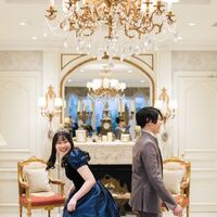 画像4424：ネイビー＆ブラックのプリンセスドレス