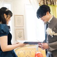 画像4427：ネイビー＆ブラックのプリンセスドレス