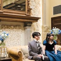 画像4431：ネイビー＆ブラックのプリンセスドレス