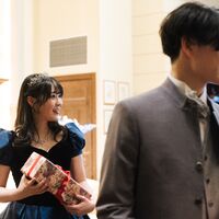 画像4433：ネイビー＆ブラックのプリンセスドレス